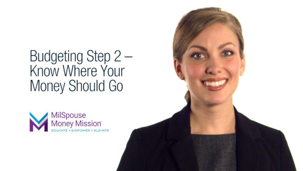 Create a Budget - Budgeting Step 2 - Know Where Your Money Should Go