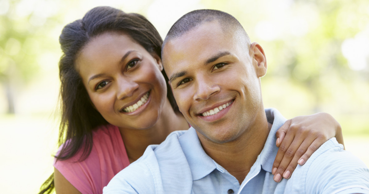 African America Young Couple, marriage