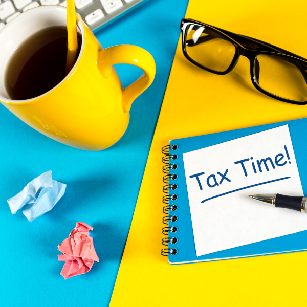 Feature 2019 Tax Prep Coffee and Glasses